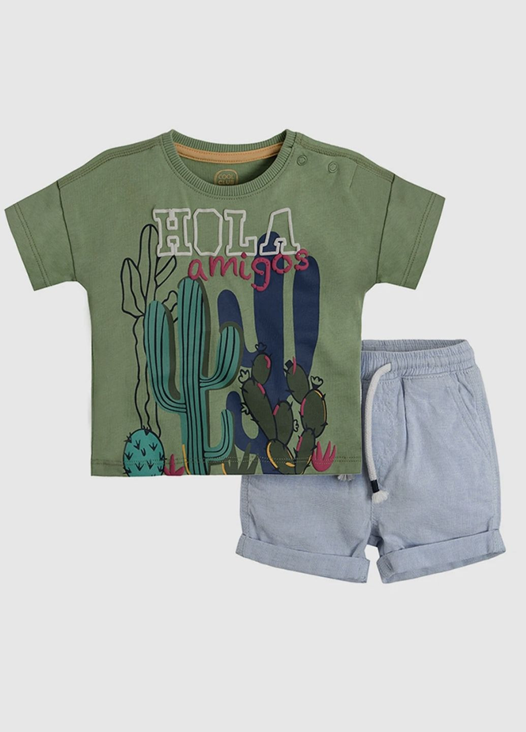 Зеленый летний костюм Cool Club