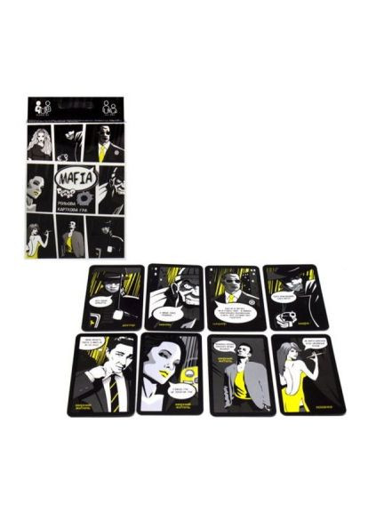 Настільна гра Мафія в стилі коміксів, українська (DTG52U/DTG52EN) Danko Toys Мафія в стилі коміксів, українська (367829434)