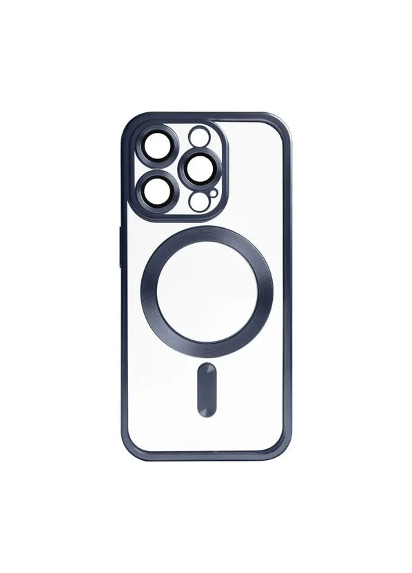 Чехол MagSafe для смартфонов силикон матовый синий No Brand 15 Pro Max (393449644)