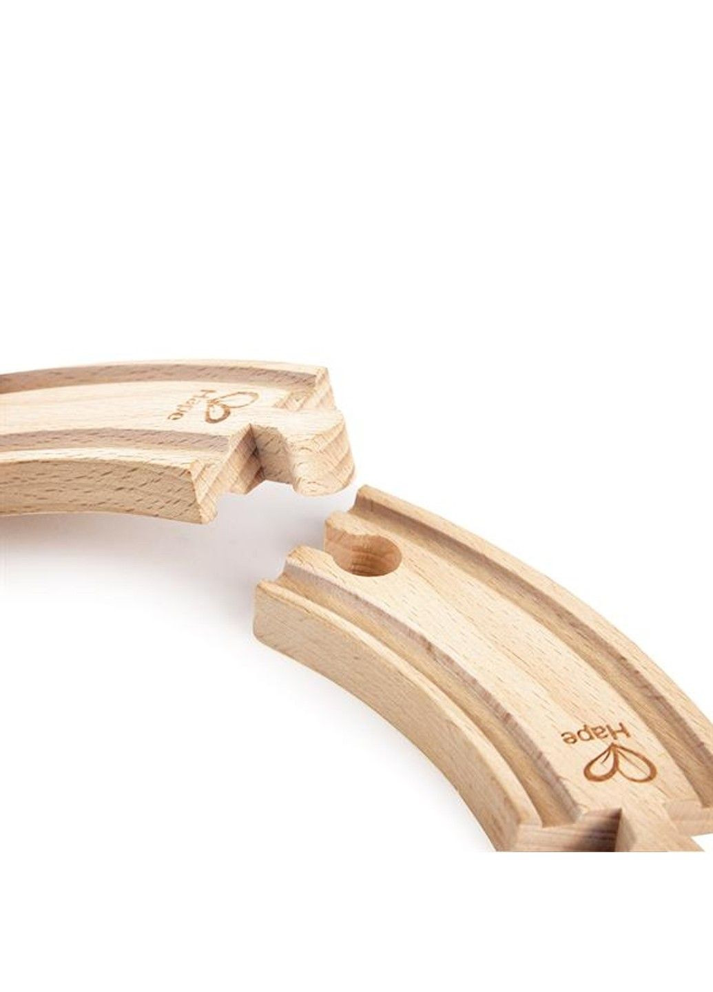 Набір для залізниці короткі вигнуті рейки 4 шт. (E3776) Hape (333708407)