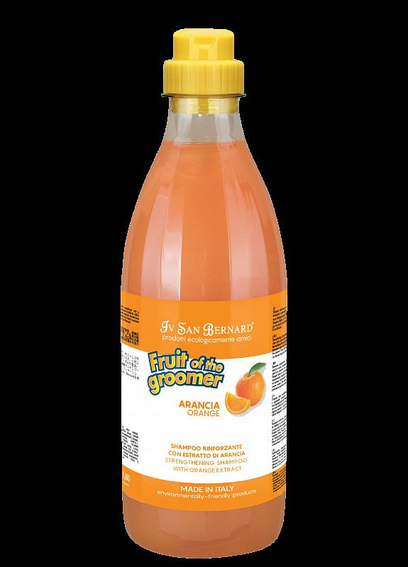 Шампунь для слабкої вовни з силіконом Апельсин Orange 1 л (8022767041456) Iv San Bernard (308894243)