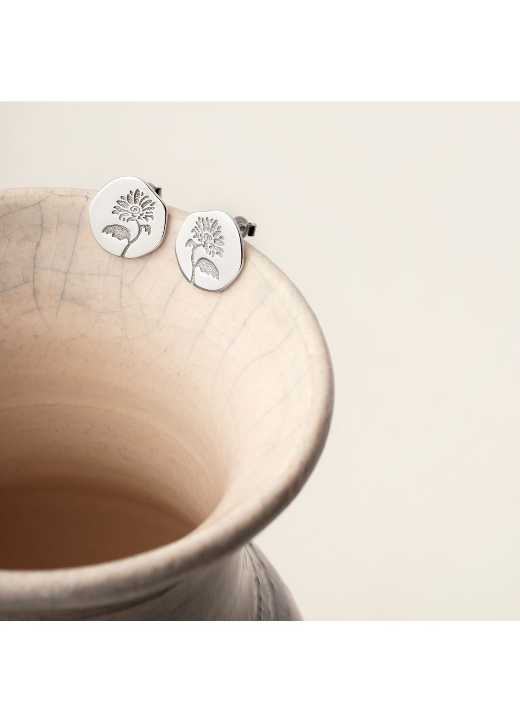 Сережки Квітка сонця Minimal (338795013)