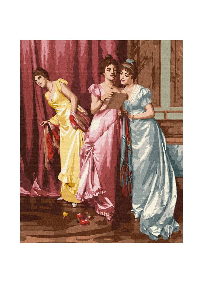 Картина по номерам "Увлекательное письмо" KHO7305 40х50 см Идейка (302365034)