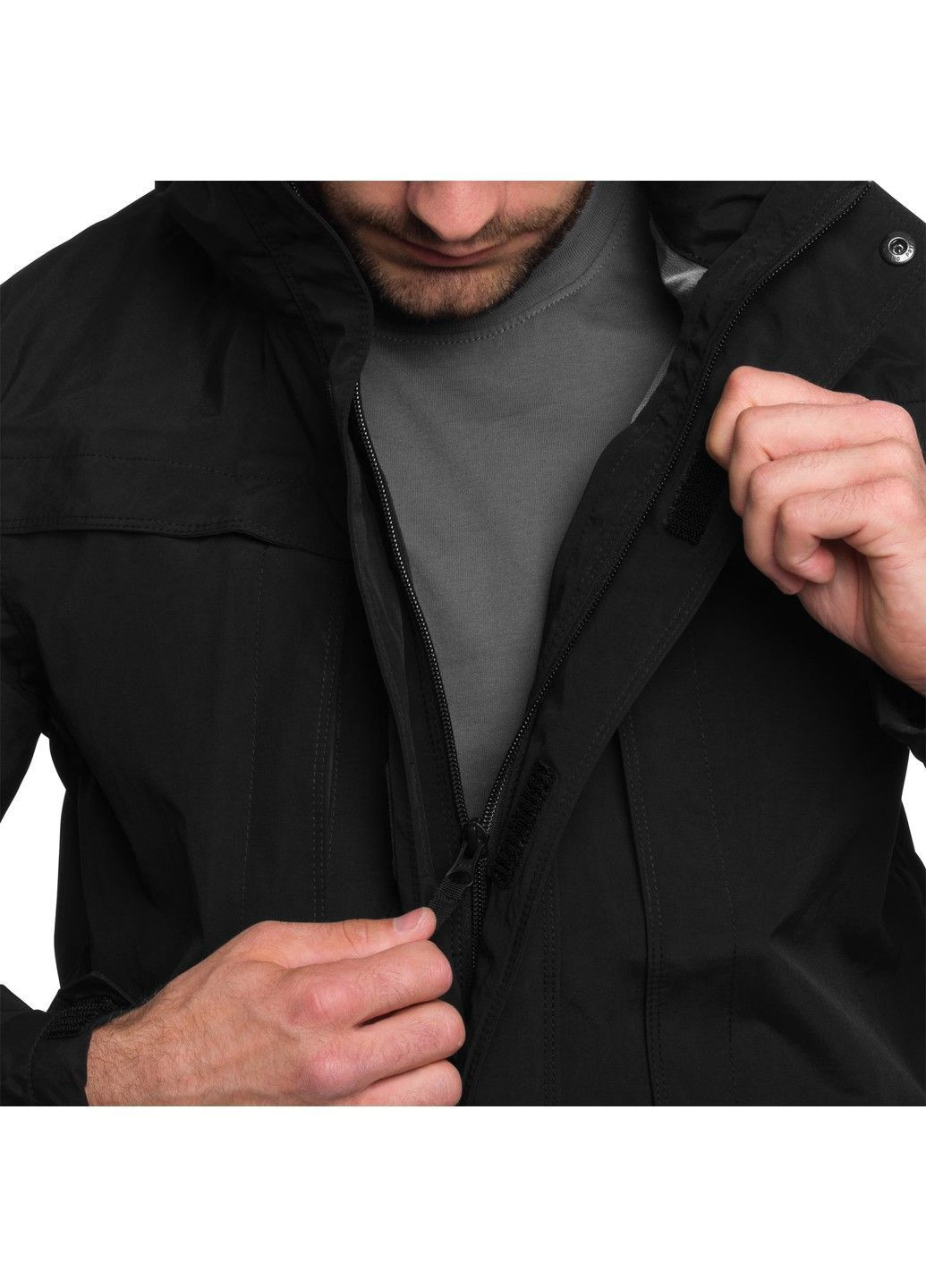 Черная демисезонная куртка pentagon hurricane black Pentagon Tactical