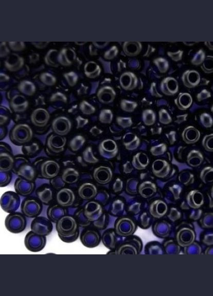 Бісер чеський Прозорий 129 / 30110 калібр 10/0 Чорнильно-синій Упаковка 5 грам Preciosa (316918125)
