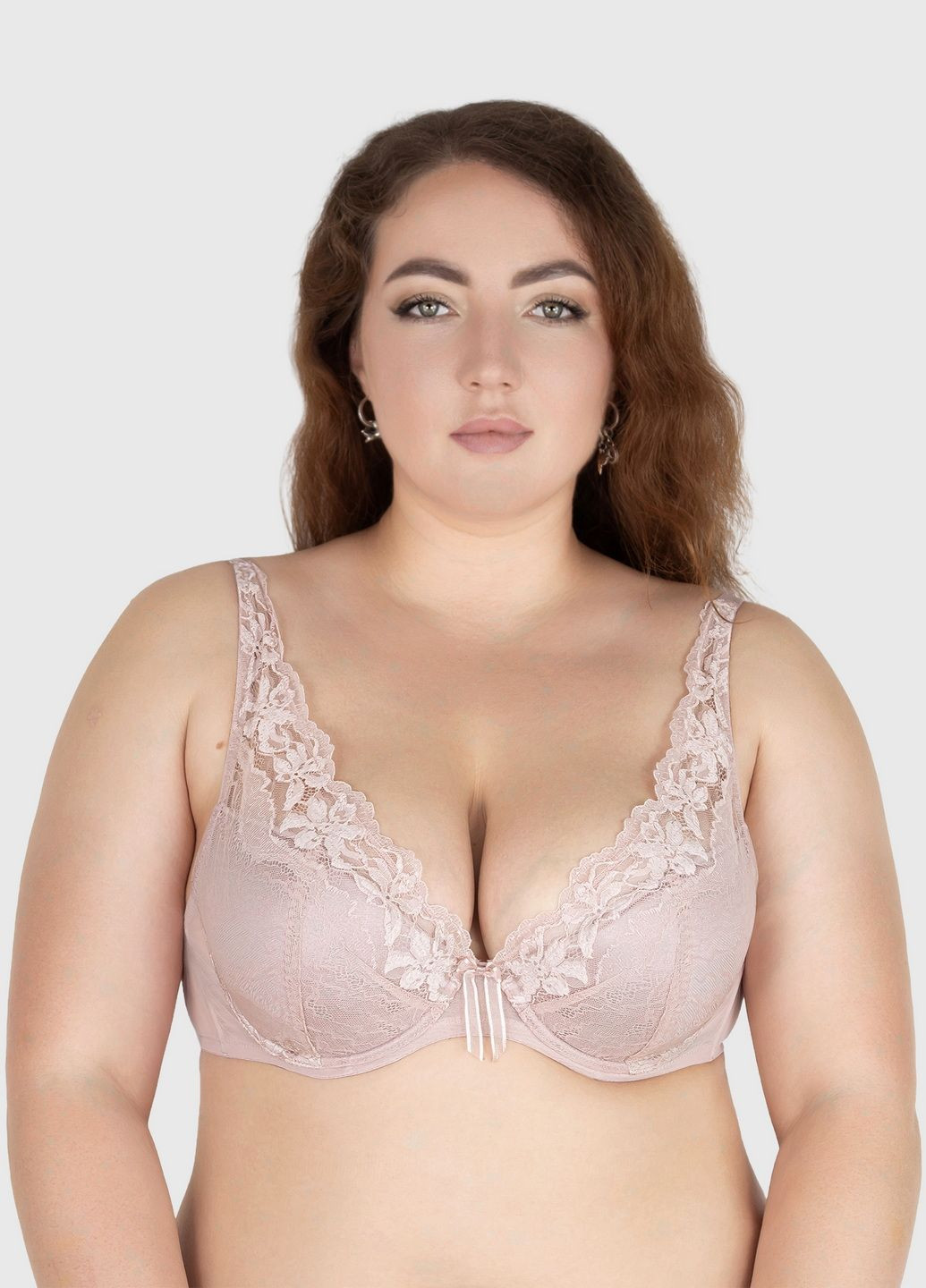 Пудровый бюстгальтер Acousma с косточками