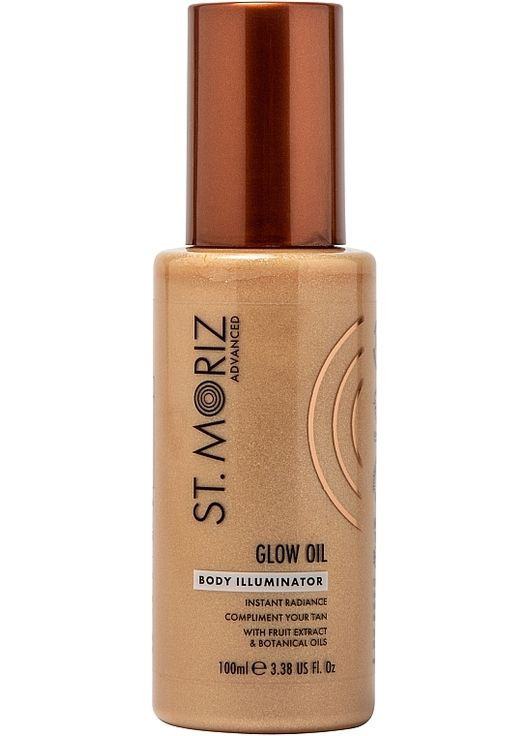 Увлажняющее масло с шимером Advanced Glow Oil Body Illuminator 100ml (1462043-32835114) St.Moriz (368664340)