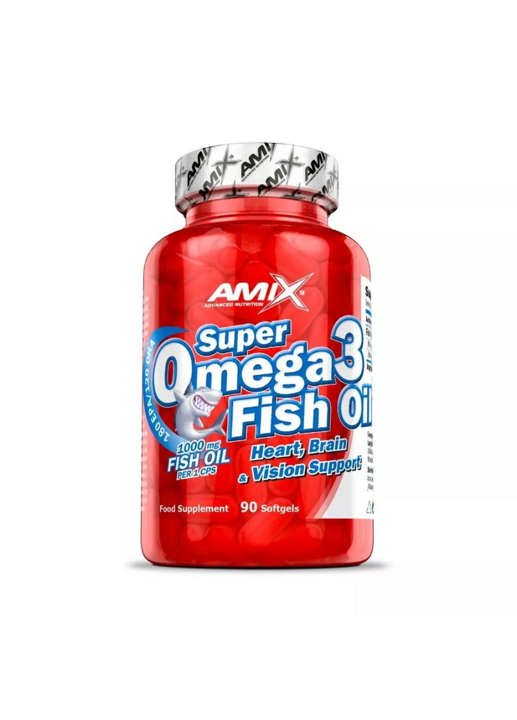 Жирні кислоти Super Omega 3 Fish Oil, 90 капсул Amix Nutrition (293339523)