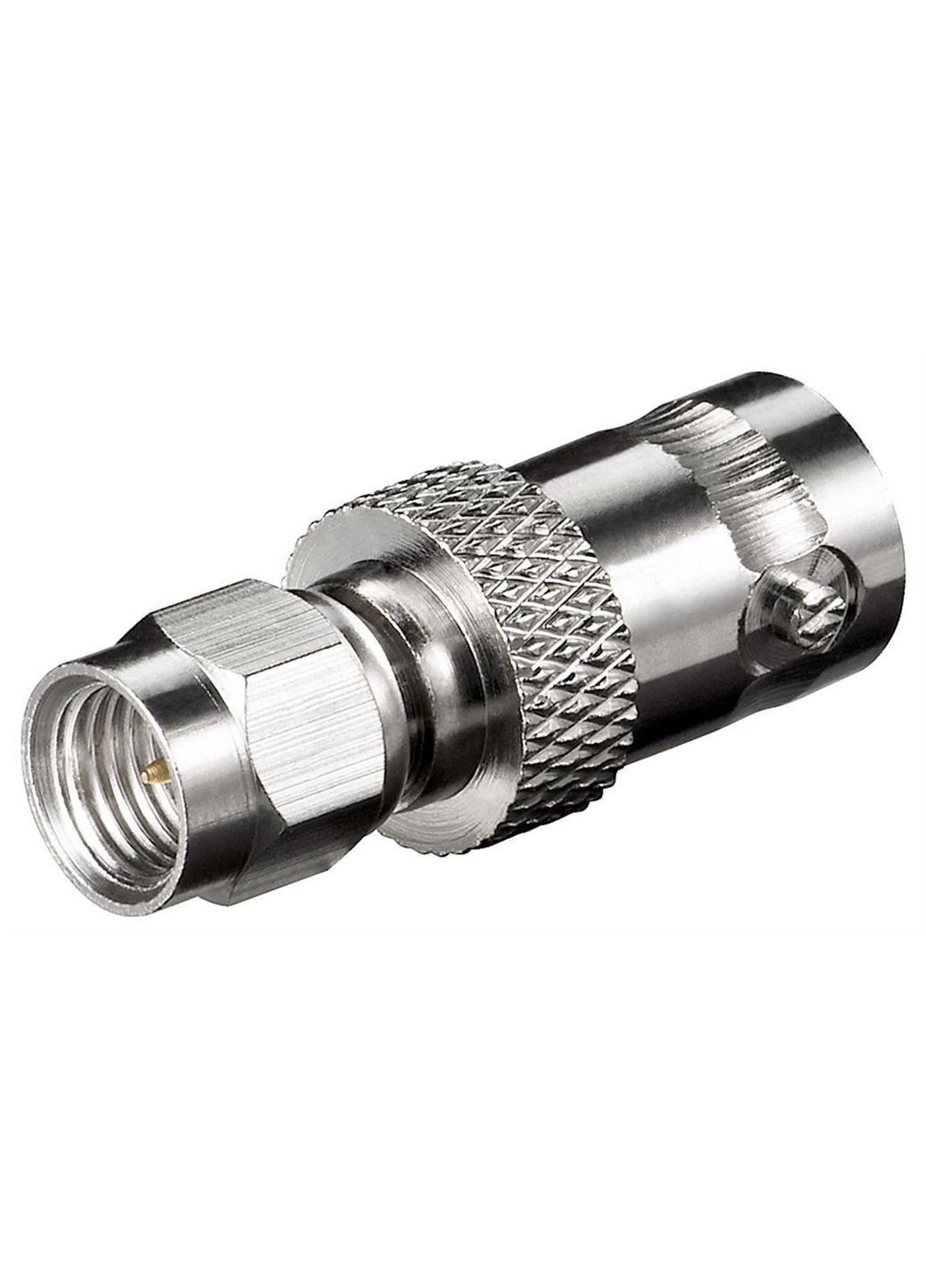 Переходник антенный RF:RP SMA BNC M/F (папа/мама) адаптер Gold Goobay (369645861)