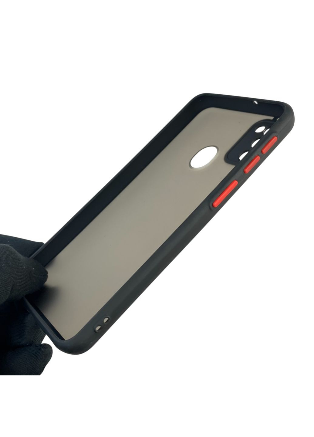 Чохол для телефона Galaxy M21 (SM-M215F) з високими бортами із захистом камери на самсунг м21 чорний Samsung (366227913)