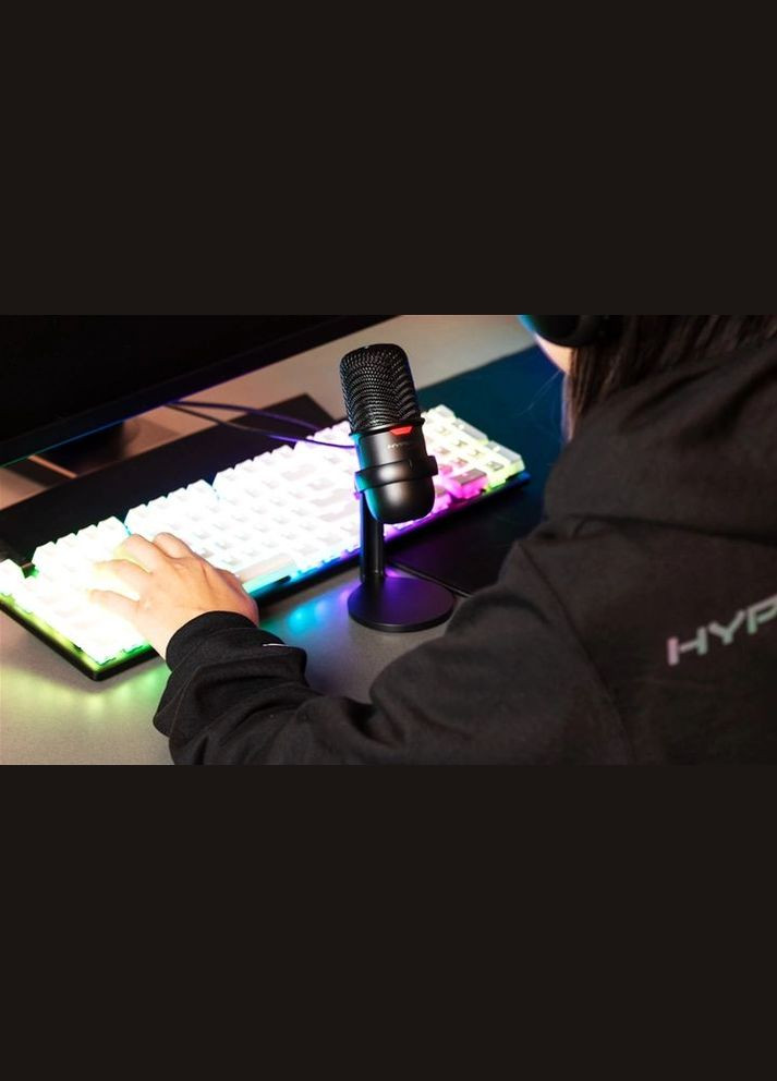 Микрофон геймерский SoloCast, Bi, USB-A, 2м, NGenuity, HyperX (333824383)