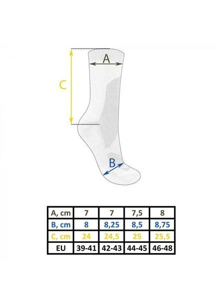 Набор 2 пары носка трекинговые тактические утепленные р. Черные SOCKE MERINO 39-41 SCHWARZ (13006302-002-39-41) Mil-Tec (292132344)