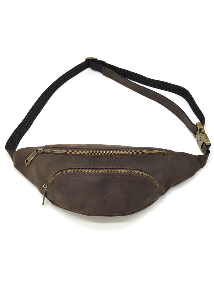 Шкіряна бананка з передньою кишенею RC-30351-3md TARWA (298684407)