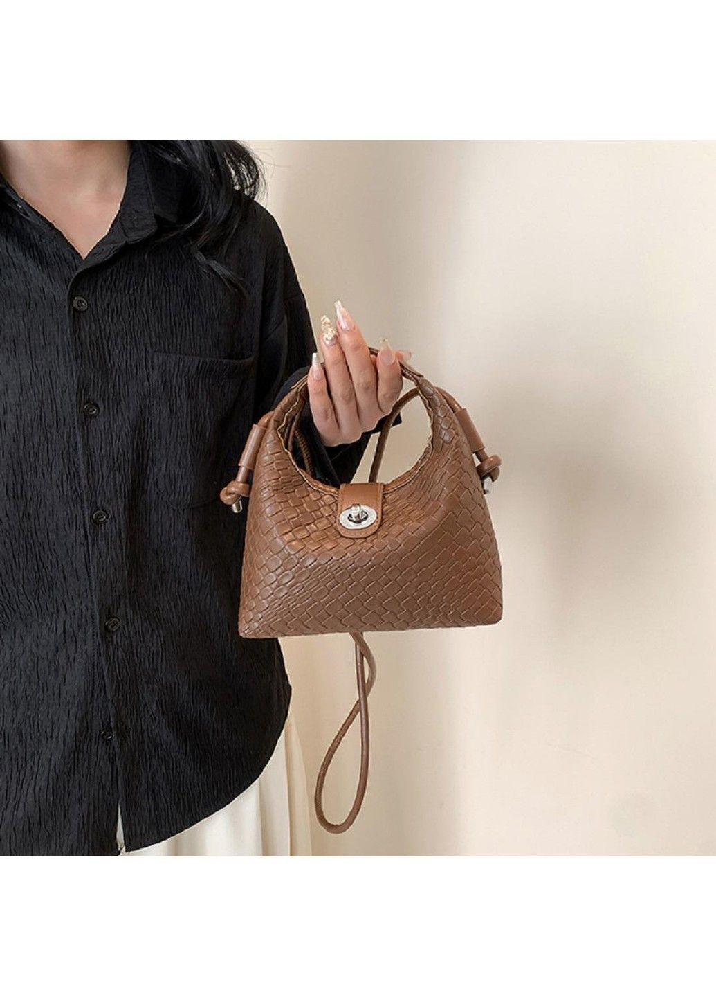 Маленьке плетене крос боді екошкіра P1-913DB Lilly (369892907)