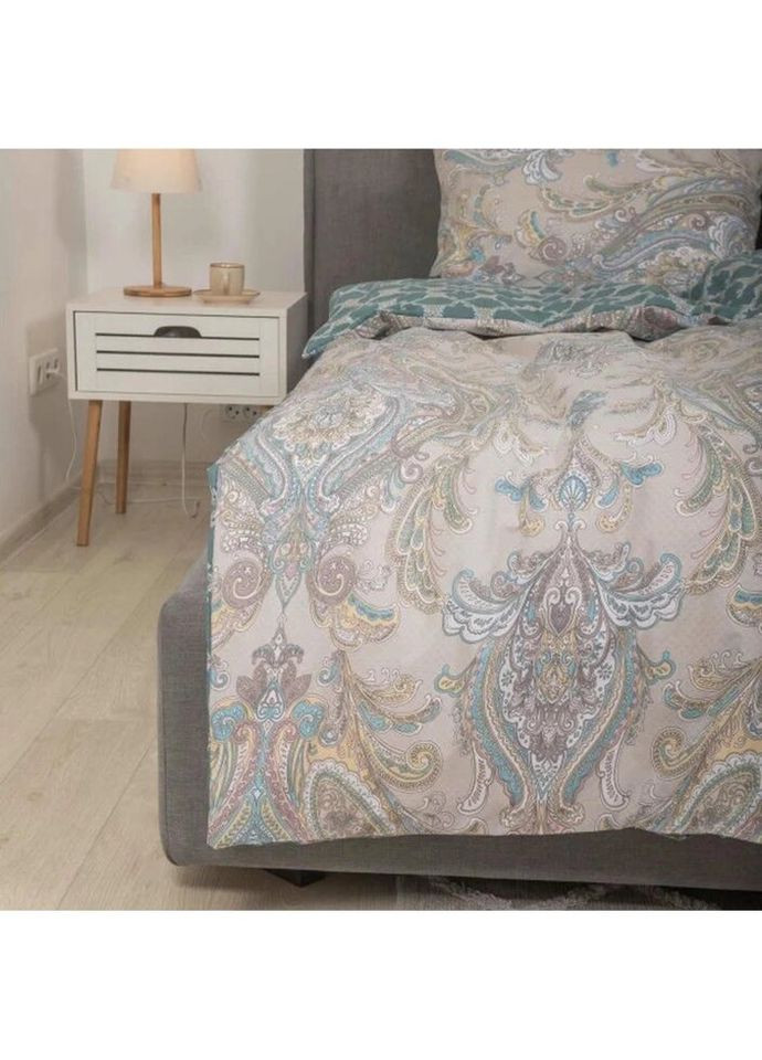 Постільна білизна євро Ранфорс 22203-E 220х200 см Viluta (336328092)