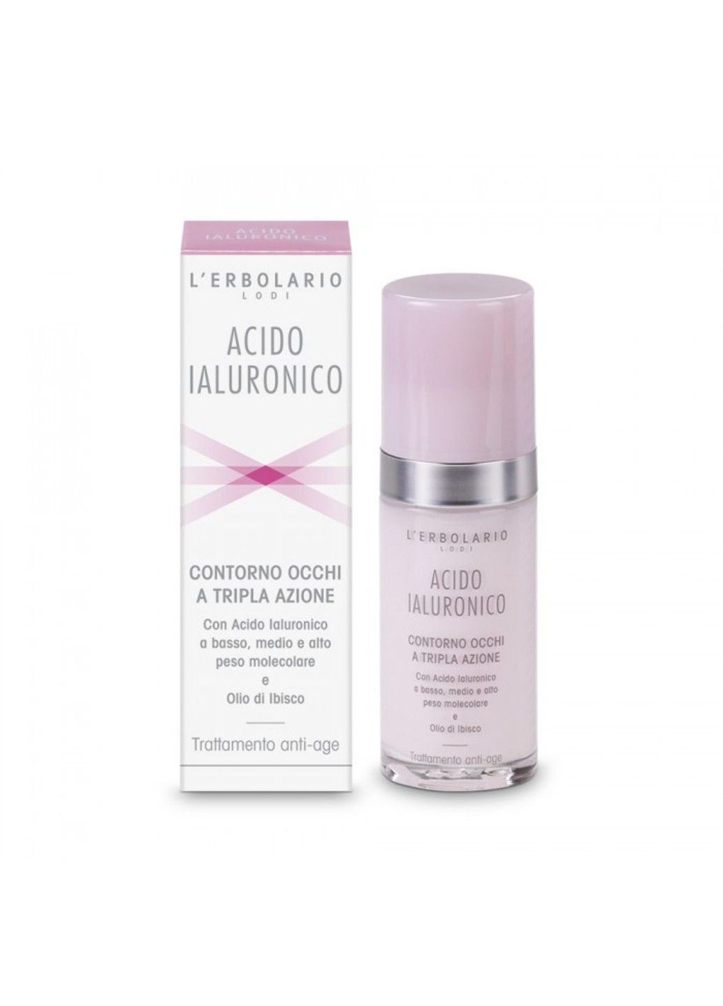 L'erbolario Крем для шкіри навколо очей потрійної дії з Гіалуроновоїю кислотою 30 мл — Крем, (298056046)