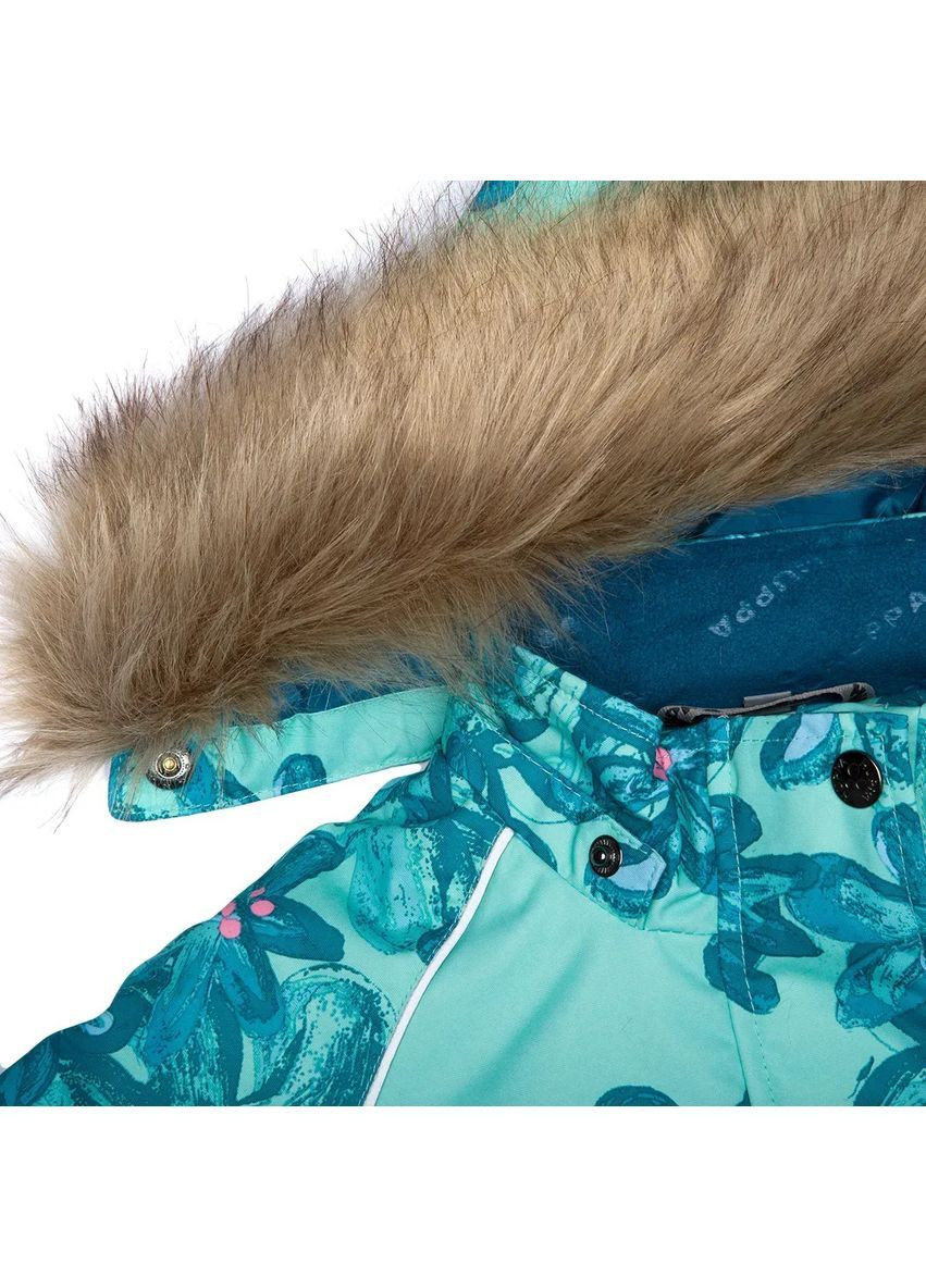 Бирюзовая комплект зимний marvel: куртка + полукомбинезон, р.92, мятный с бирюзовым () Huppa 45100030-14426-092