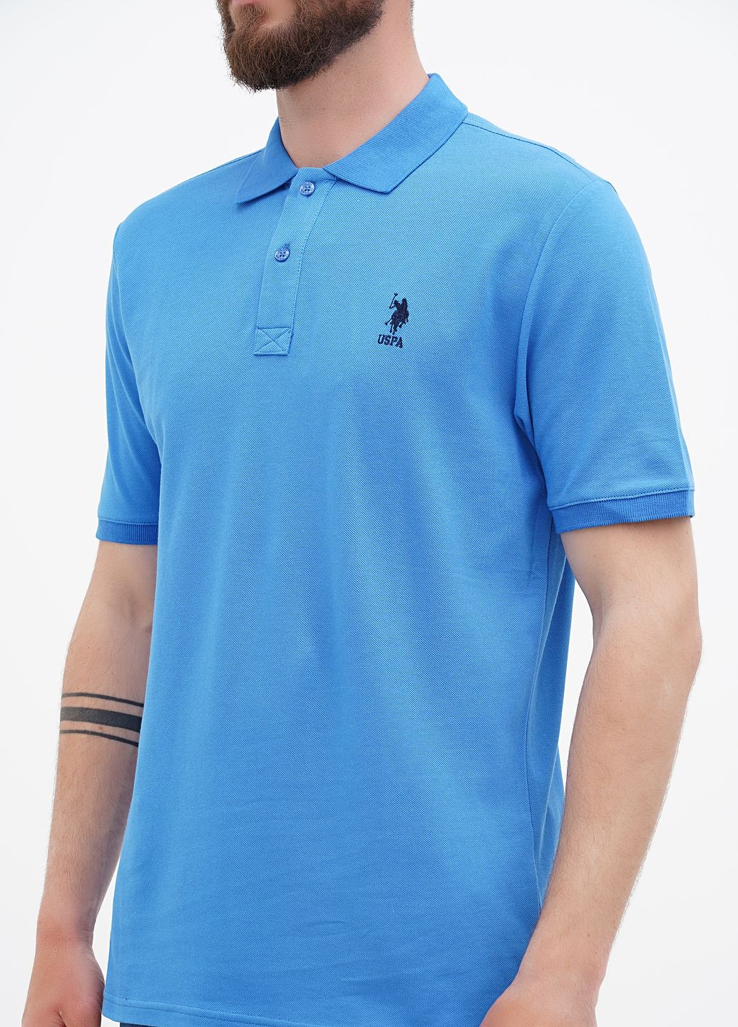 Синяя футболка-футболка поло u.s. polo assn мужская для мужчин U.S. Polo Assn.