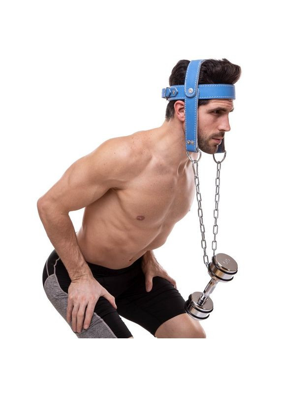 Упряжь тренажер для тренировки мышц шеи SB-165188 (кожа, металл, ) Zelart (354702892)