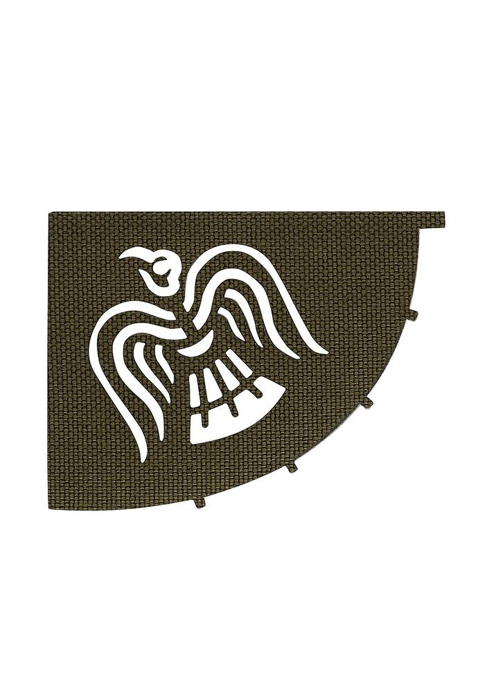 Нашивка Знамя Ворона сквозная Laser Cut Ranger Green M-TAC (315047560)