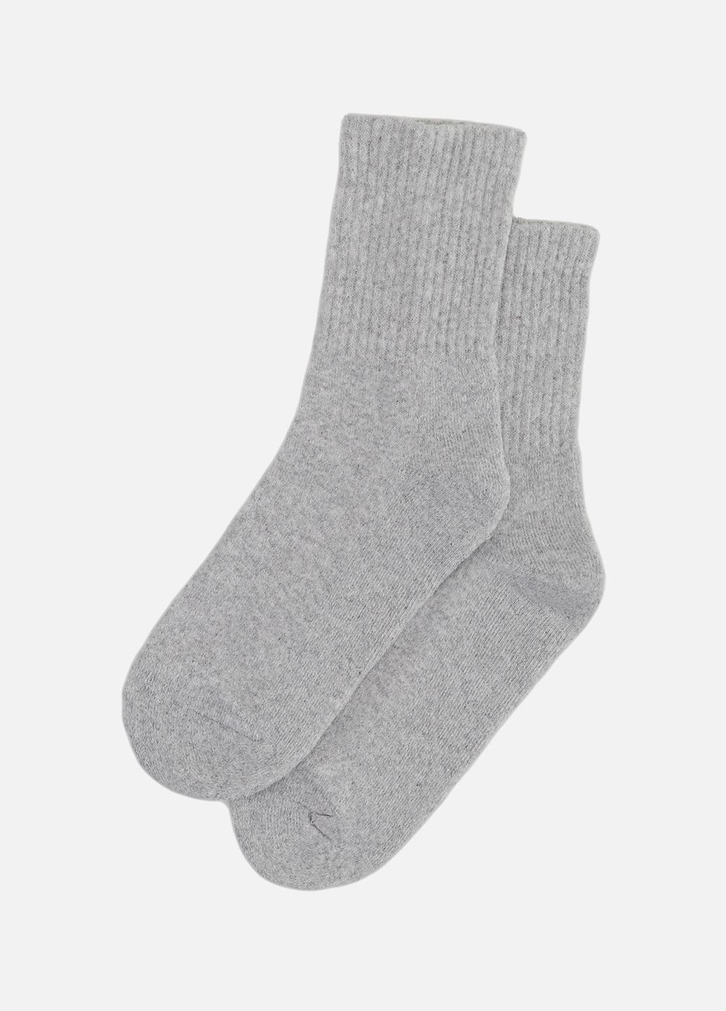 Светло-серые женские высокие носки цвет светло-серый цб-00263530 Yuki (307362329)