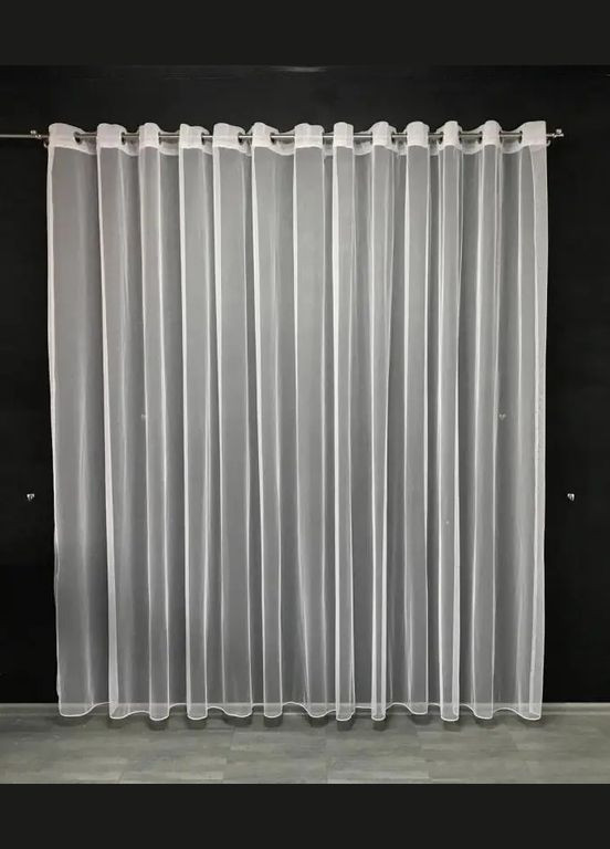 Тюль на люверсах из фатина белая и кремовая 500Х270 NOW BRAND (346058107)