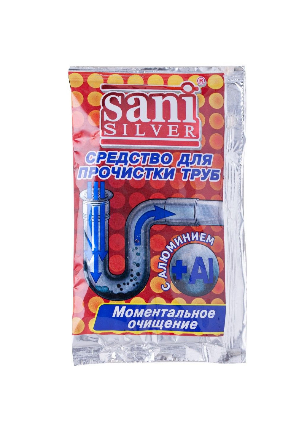 Кріт сухий для гарячої води 80 г Sani Silver (296263884)