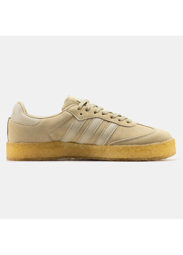 Бежеві Осінні кросівки чоловічі adidas samba x ronnie fieg x clarks beige адідас самба No Brand