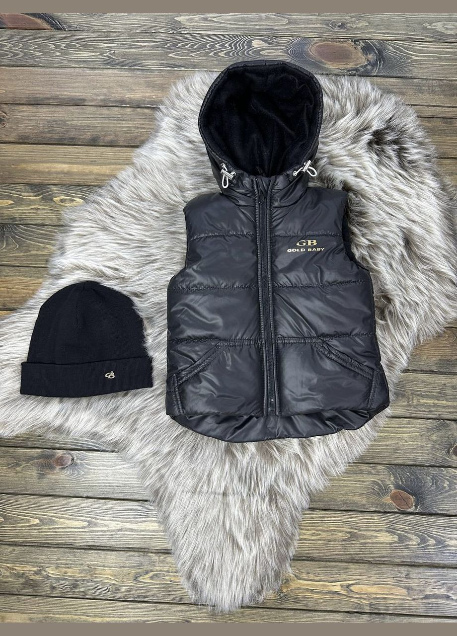 Безрукавка на флісі, капюшон не відстібний No Brand (279754341)