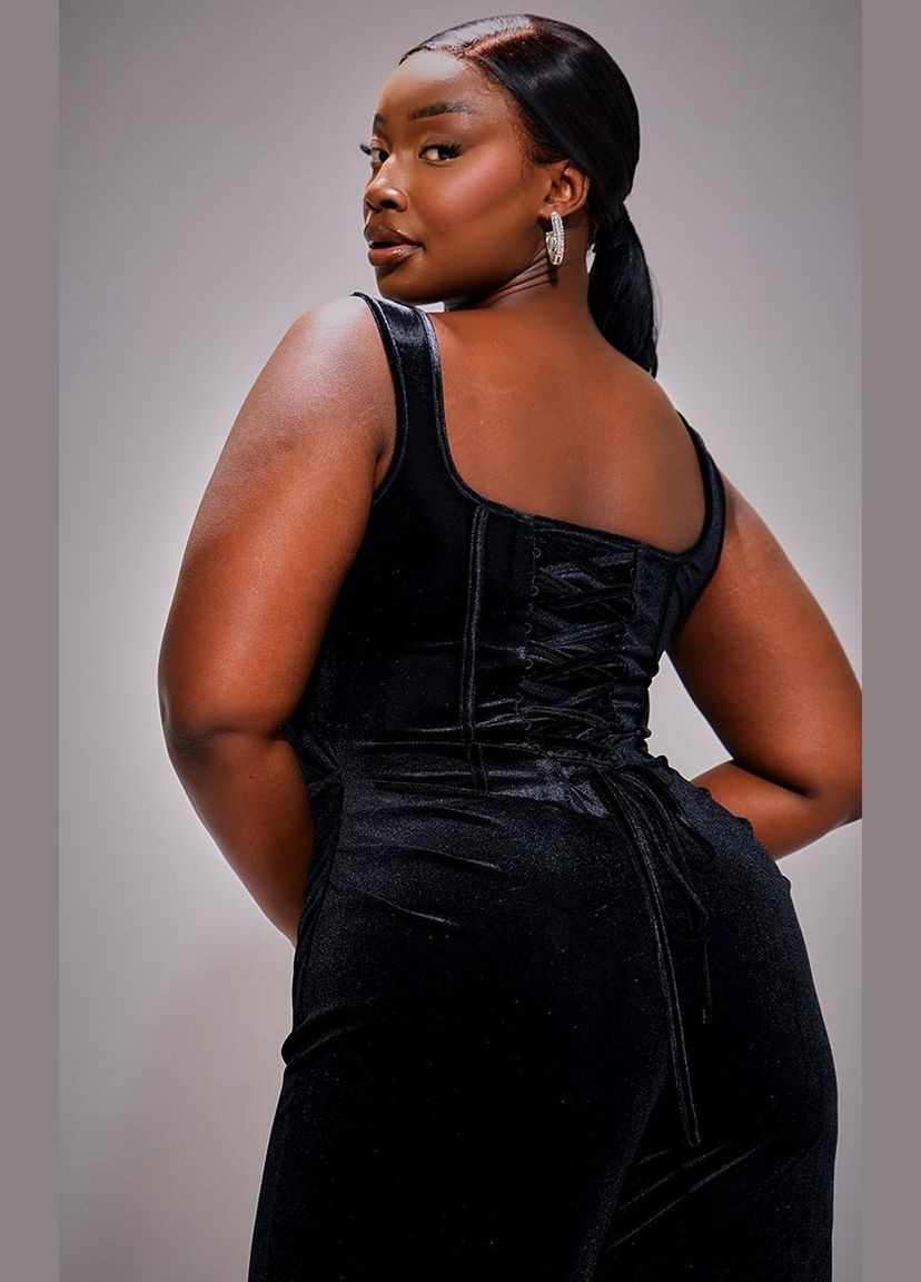 Комбинезон PrettyLittleThing чёрный