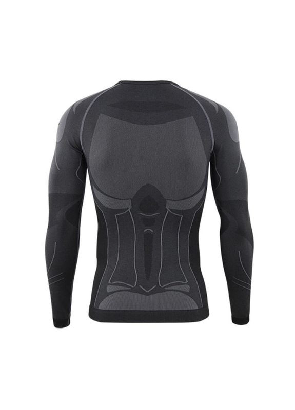 Термобелье мужское зимний комплект дышащий нейлон/полиэстер размер Keep Warm A200 Black Lesko (350349387)