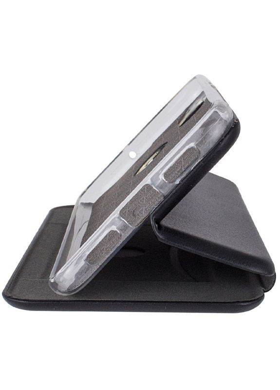 Чехол для xiaomi redmi Note 9 книга подставка с магнитом и микрофиброй LuxyryStyle (темно синий) No Brand (277753401)