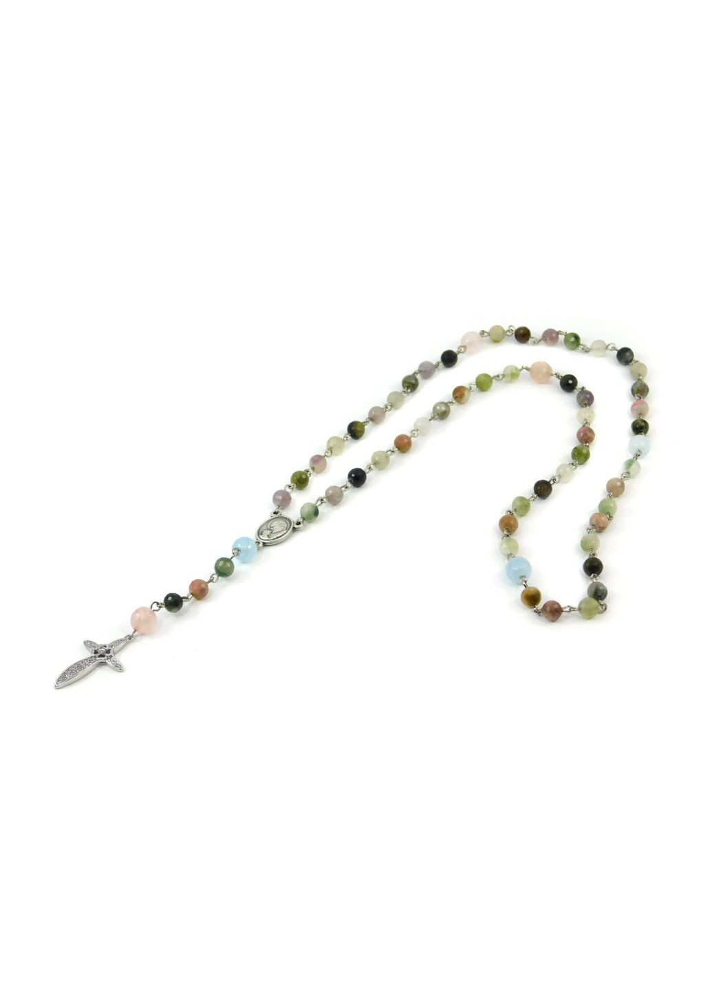 Вервиця Турмалін грань, Кварц грань Fursa fashion (315591837)