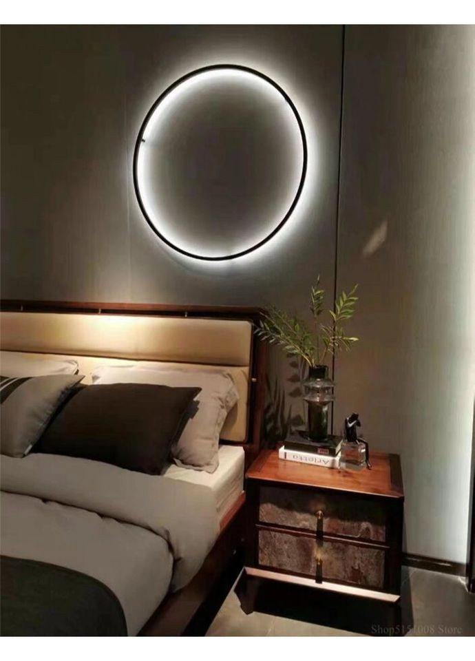 Бра LED 27547 Чорний 5х30х30 см. Sunnysky (324413444)