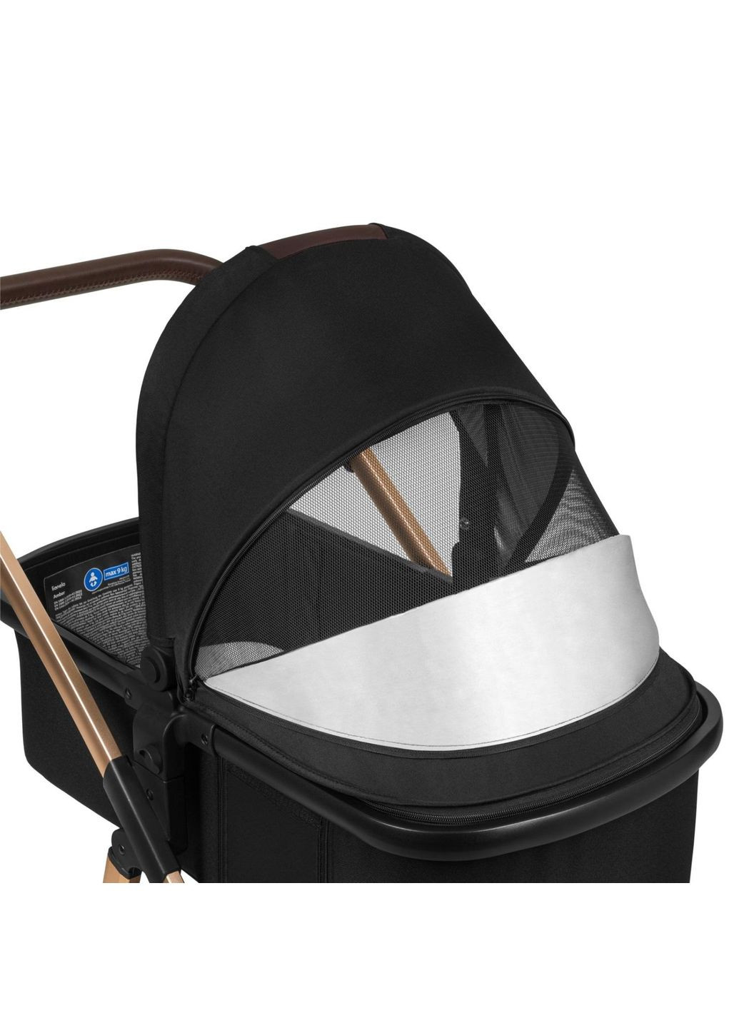 Універсальна коляска 2 в 1 AMBER BLACK ONYX Lionelo (336383106)