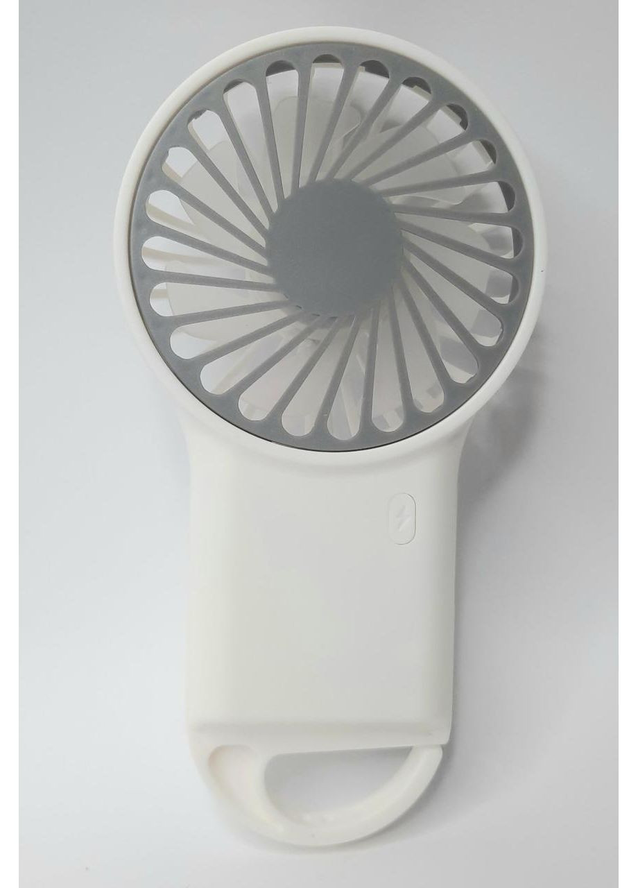 Вентилятор акумуляторний портативний з гачком USB Fan Y17W білий No Brand (316605759)