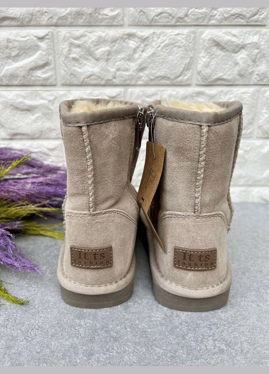 Темно-бежевые угги для девочки ITTS