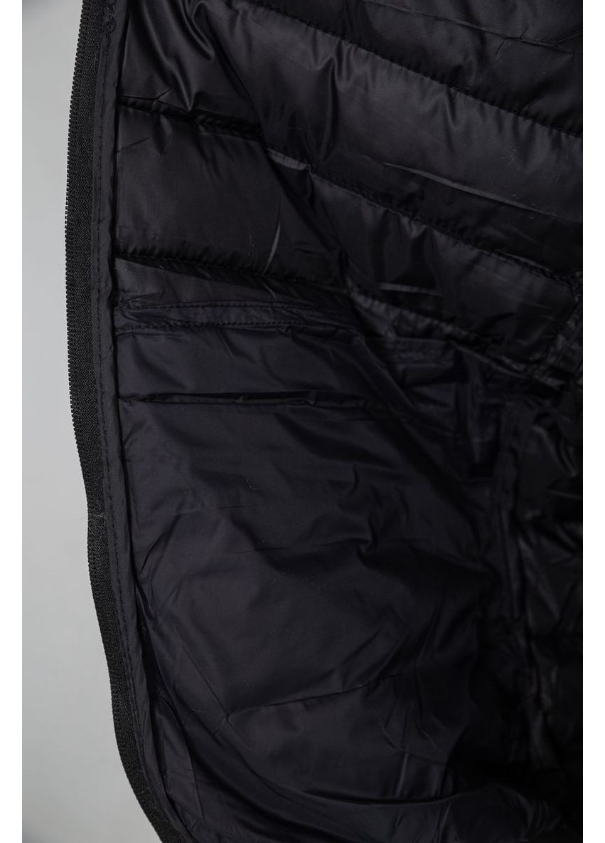 Черная демисезонная демисезонная мужская куртка на синтепоне,, 247r5070 Ager