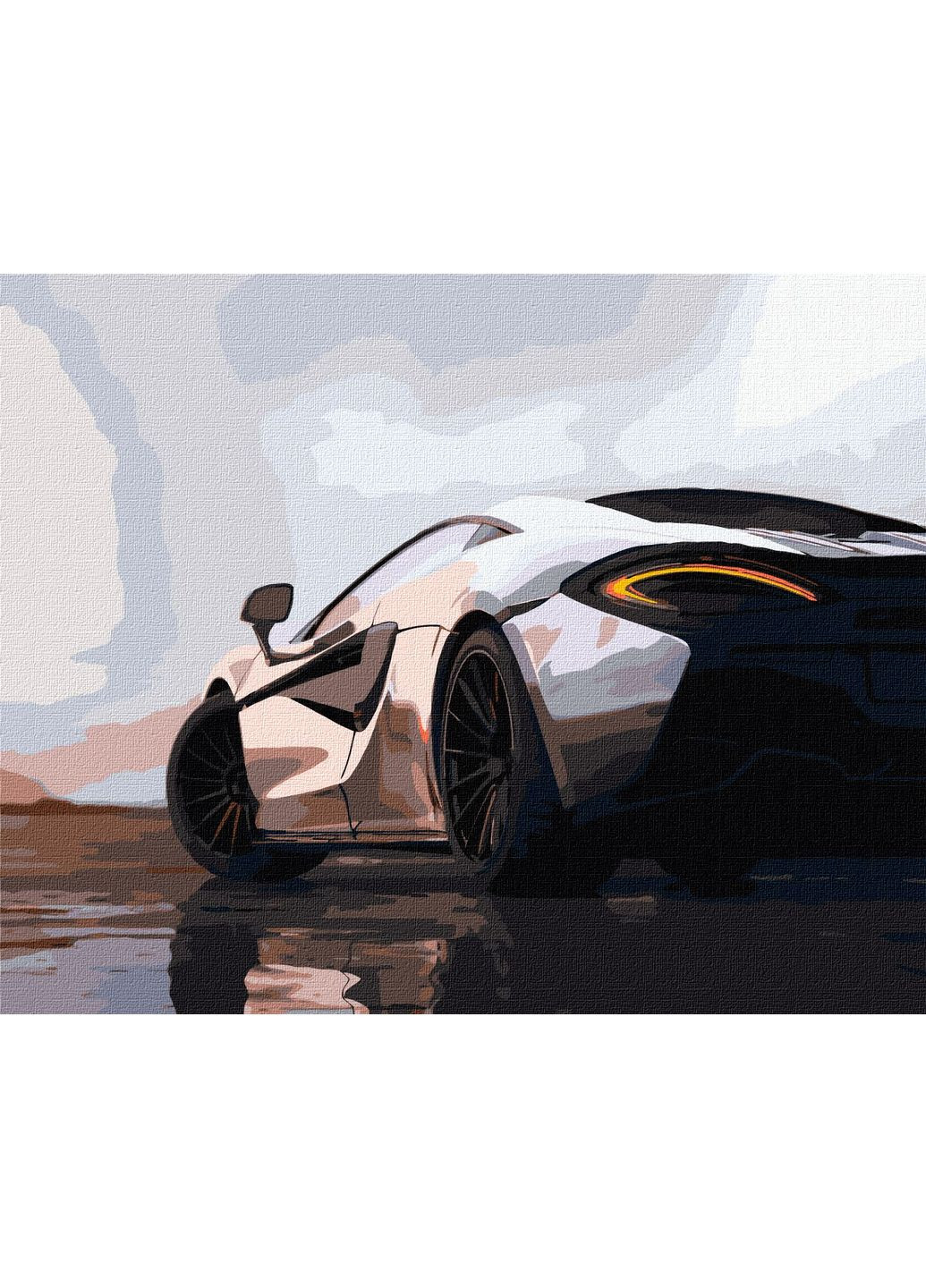 Картина-розмальовка за номерами Сталева мрія 40х50 (KHO2522) Ідейка (365546265)