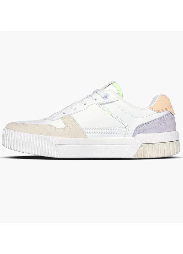 Кроссовки Jade - Stylish Type White 185092-WMLT Skechers белые демисезоны (398077997)