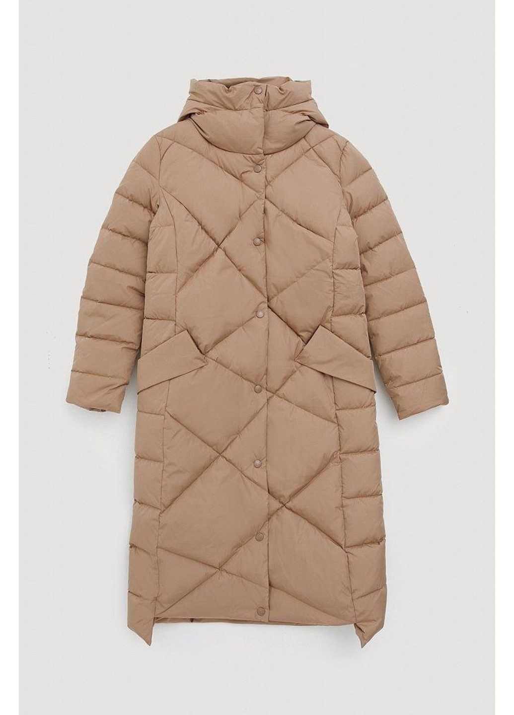 Бежевий зимній Пуховик Finn Flare