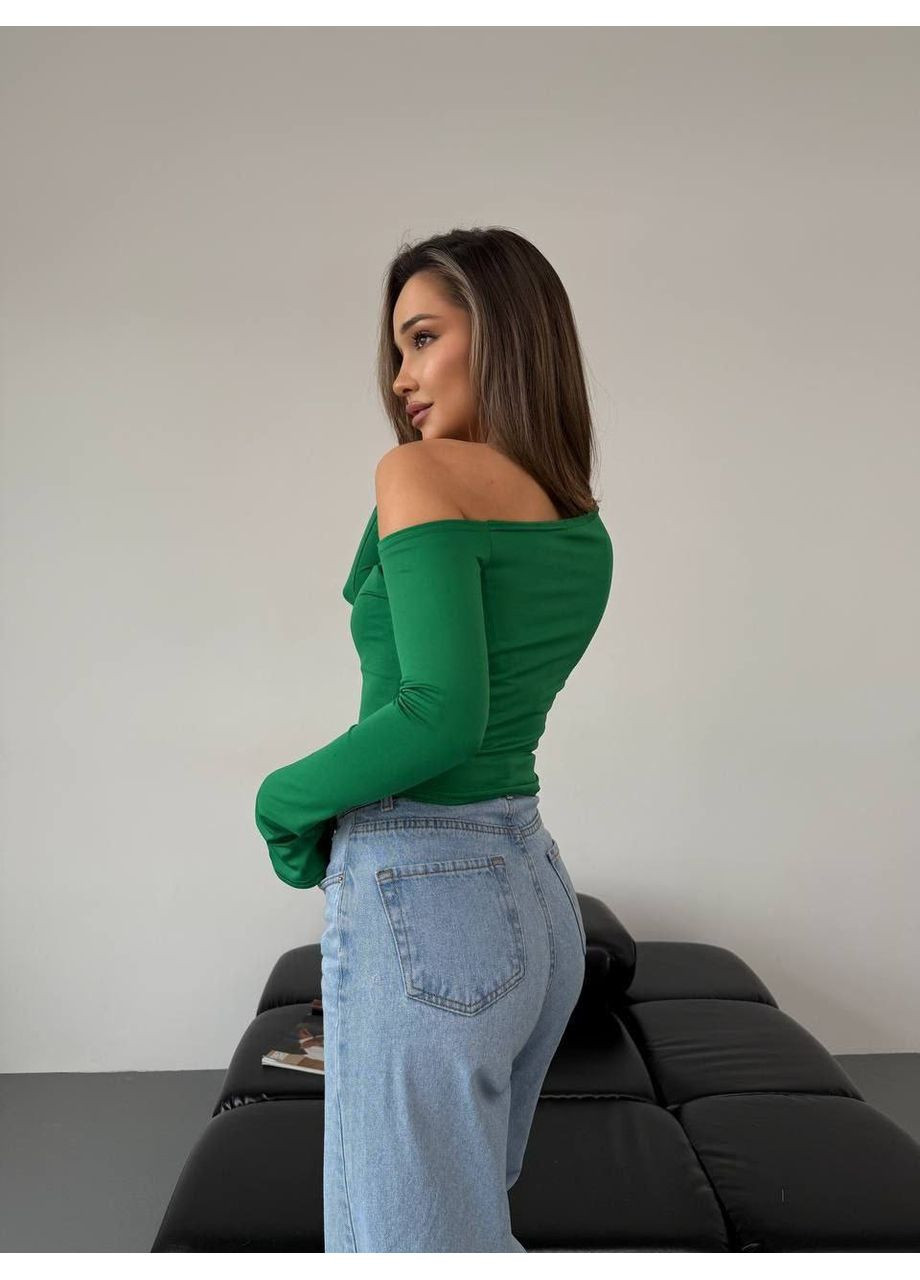 Лонгслив с открытым плечом Микродайвинг No Brand (349360041)