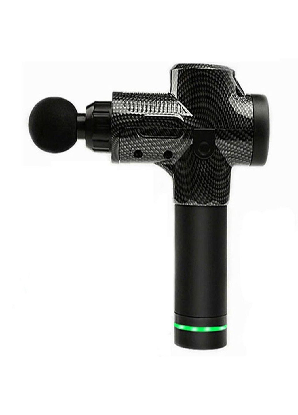 Перкусійний масажер Rlaxyoo S3 (6 насадок + кейс) 2400 маг 30 режимів (Карбон) Booster (333662428)