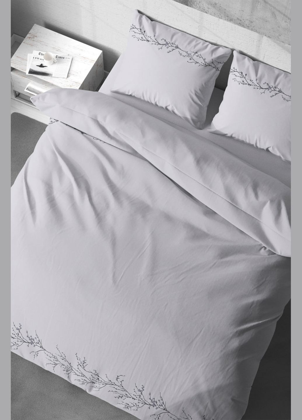 Постільна білизна “”, Двоспальна колір сірий CB-00277742 Lelit (330574179)