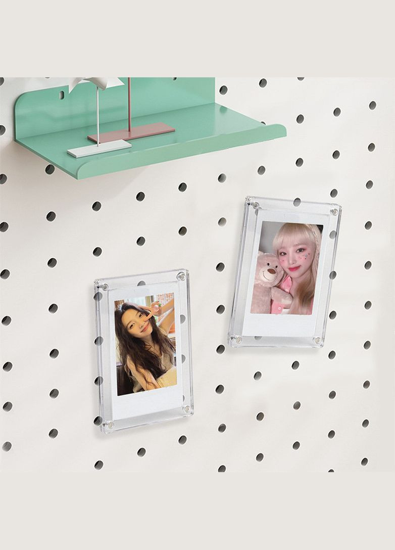 Фоторамка магнитная на холодильник (1 шт прозрачная) для Instax Mini Fujifilm (329191971)