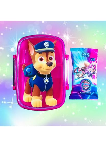 Подарунковий набір Ланч бокс рожевий 800 мл та вологі серветки (дизайн 8_2) Creative (360667081)