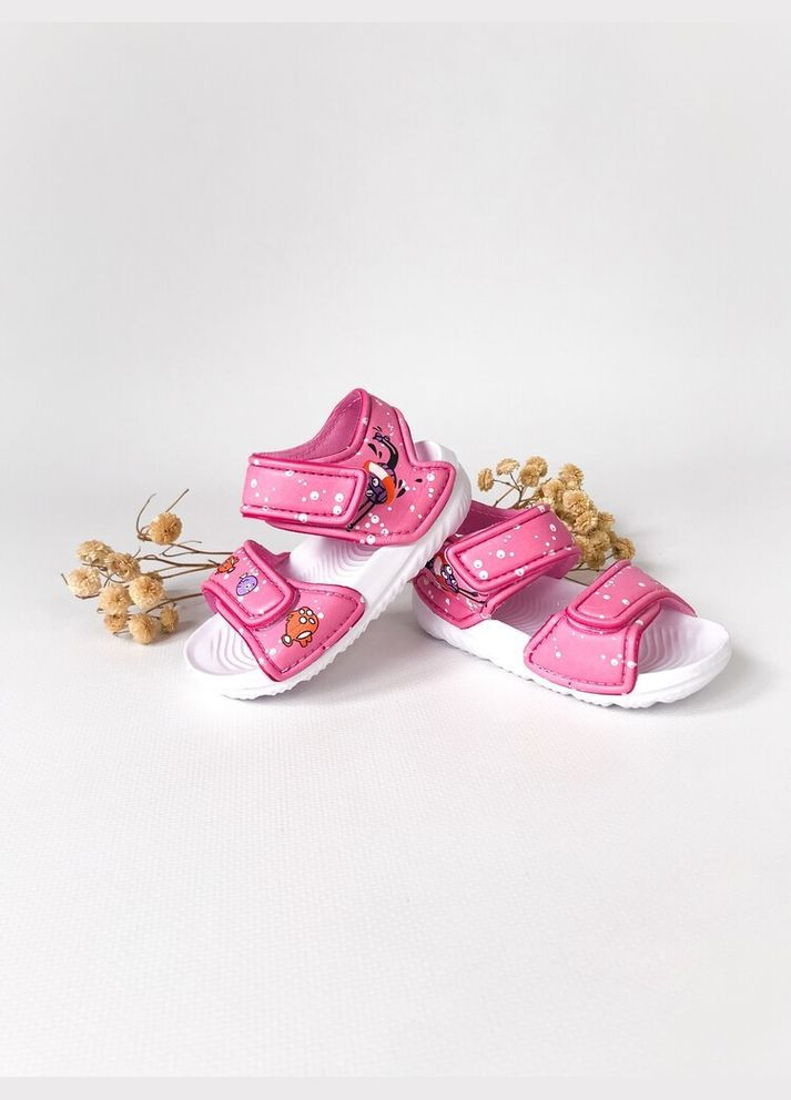 Розовые детские сандалии 18 г 10,3 см розовый артикул ш143 BBT