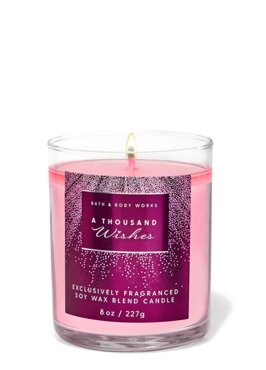 Свеча ароматизированная A Thousand Wishes Bath&Body Works 227 г Bath & Body Works (369757471)
