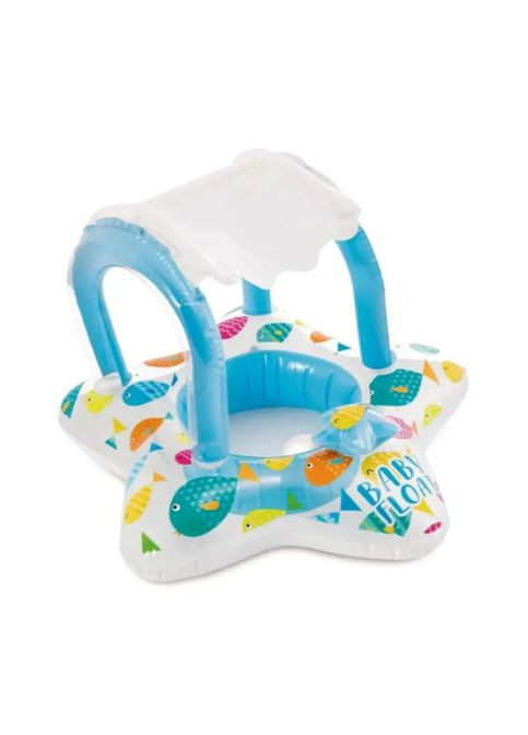 Детский Надувной плот круг для плавания з дашком надувний дитячий 56573 "Морська зірка" Intex (361409455)