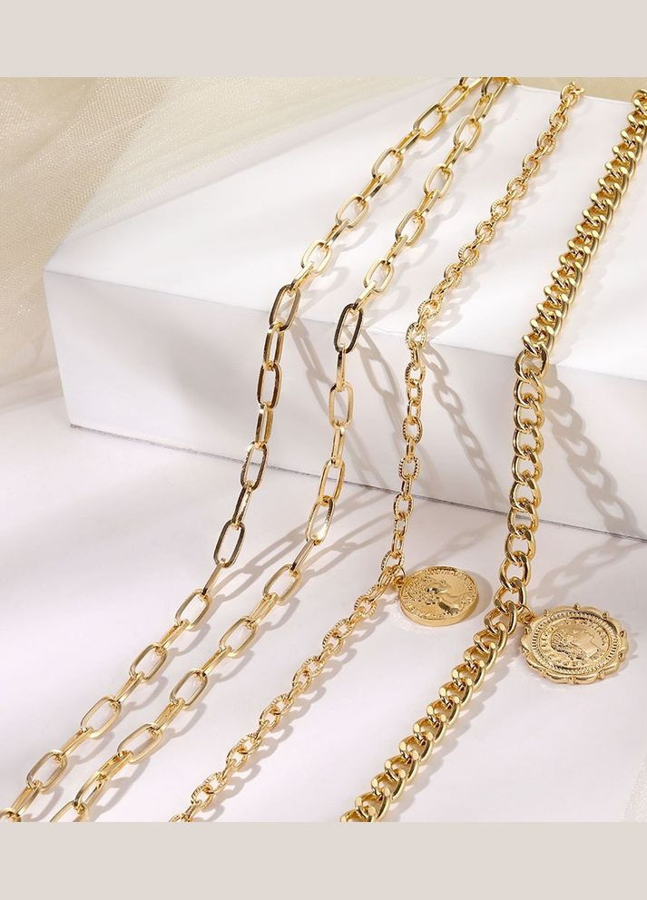 Колье цепи с медальонами Тара, 4136 Fashion Jewelry (347629137)